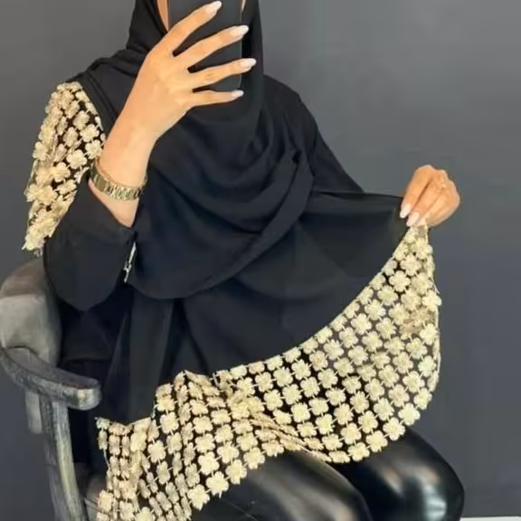 شال مجلسی حریر کرپ