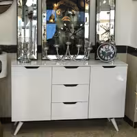 کنسول ام دی اف (طول 120)رنگ سفید (هزینه ارسال با مشتری ،پسکرایه)