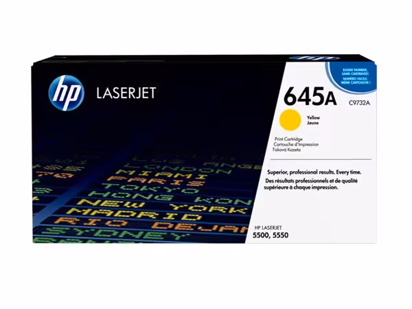 کارتریج تونر زرد اچ پی 645A