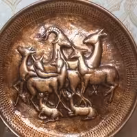 صنایع دستی قلمزنی روی مس