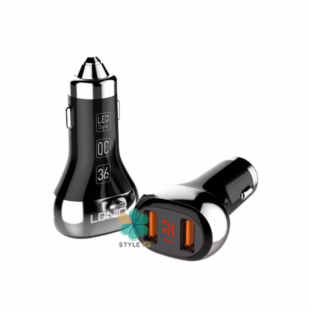 شارژر فندکی خودرو LDNIO مدل C2 فست شارژ