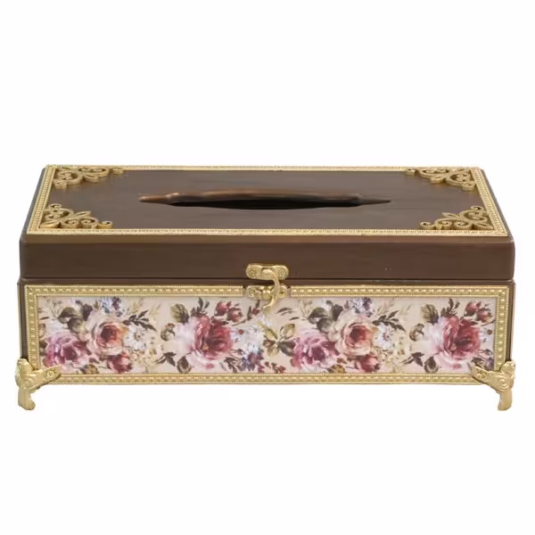 جعبه دستمال کاغذی لوکس مدل D012