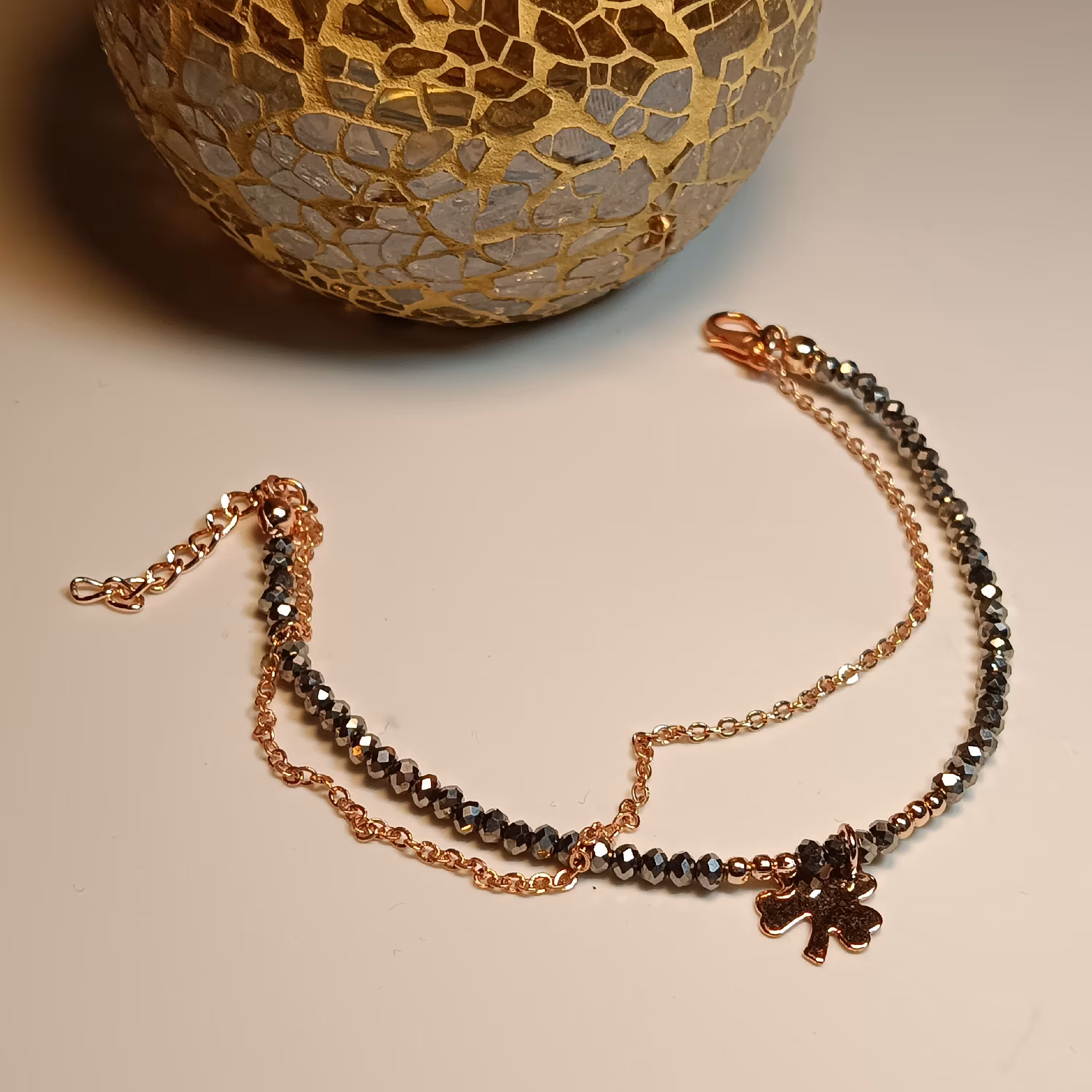 اکسسوری دستبند دو ردیف ظریف و شیک