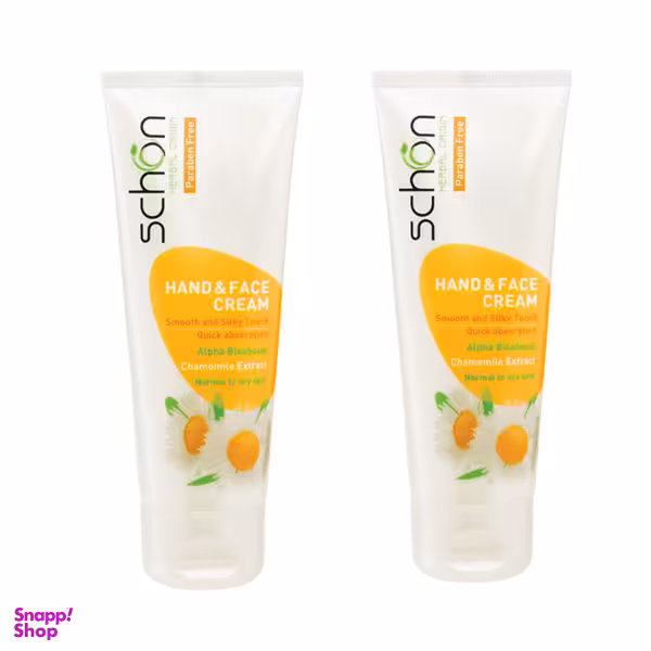 کرم دست و صورت شون با عصاره بابونه حجم 75 میلی لیتر بسته دو عددی
