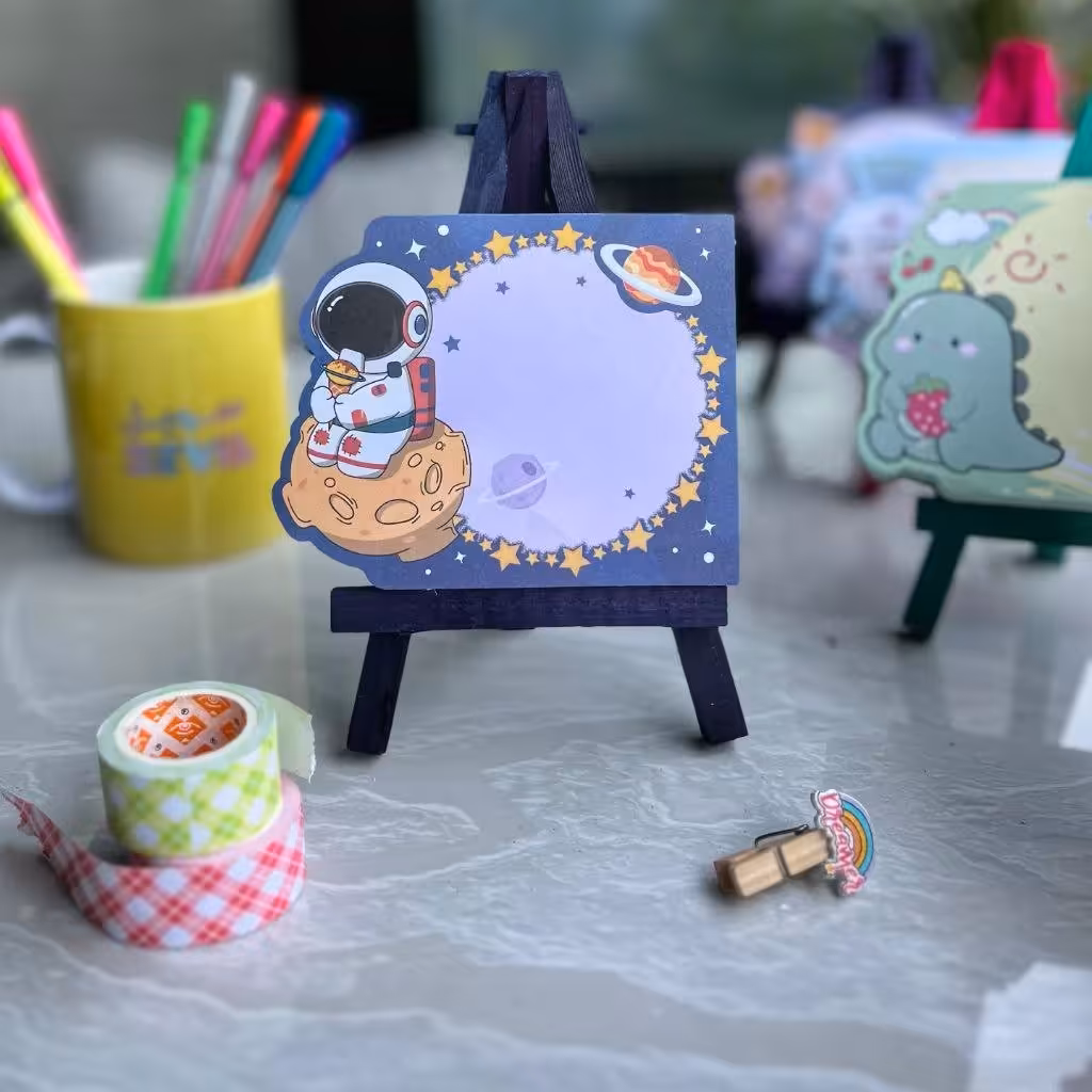 نوت بوم 100 برگ فانتزی پایه رنگی