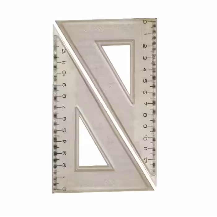 گونیا پلاستیکی 12 سانتی متری مدل 151 بسته 2 عددی