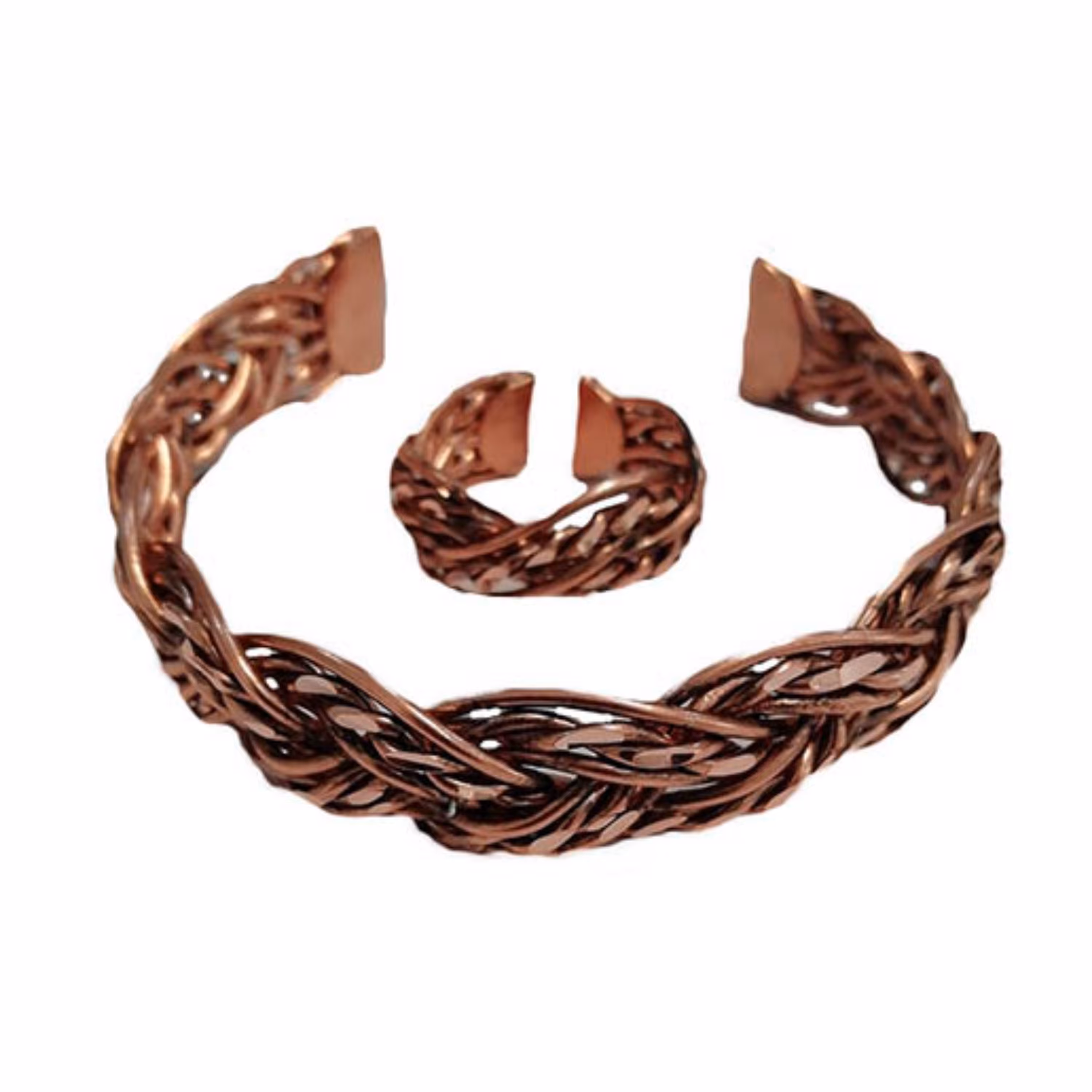 نیم ست دستبند و انگشتر دو گیس کد JW168-2