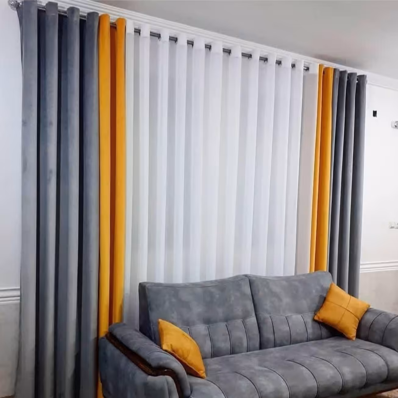 پرده پذیرایی شیک و زیبا 