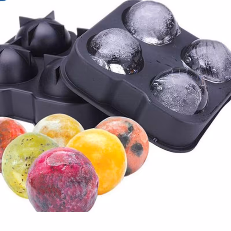 قالب ژله توپی 2عددی(قالب یخ کروی)در پلاسکو هستی