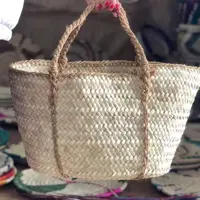 سبدحصیری ،زنبیل حصیری طرح ساده