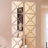 آینه دکوراتیو کد3 سایز 60 در60سانت