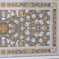 پشتی فرشی پُرزی یک جفت 1200 شانه صددرصد نخ اکریلیک ابعاد 50 در 100 پس کرایه