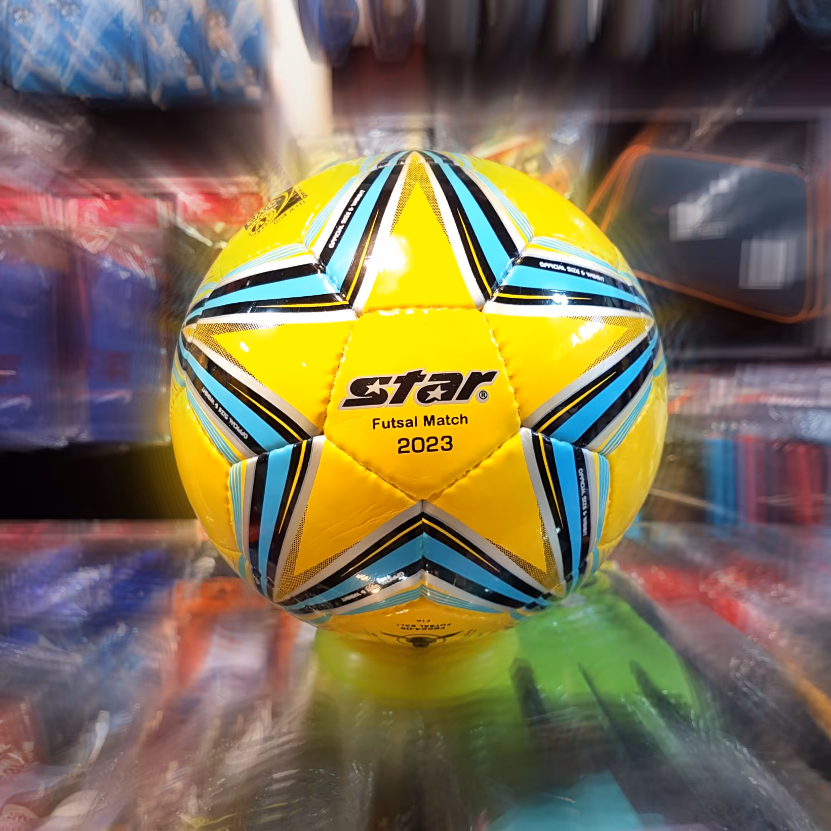 توپ فوتسال سالنی استار Star کیفیت عالی ( دوخت و پرس )