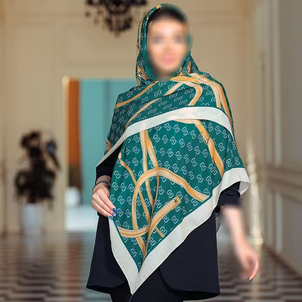 روسری نخی سایز 140 در 6طرح متنوع