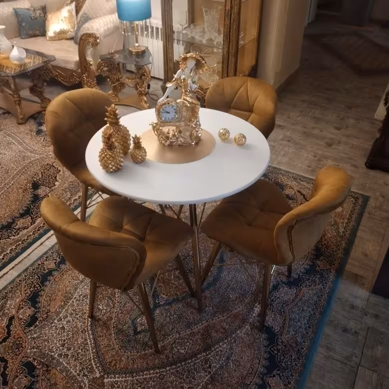 میز ناهار خوری زین اسبی(ارسال پس کرایه)