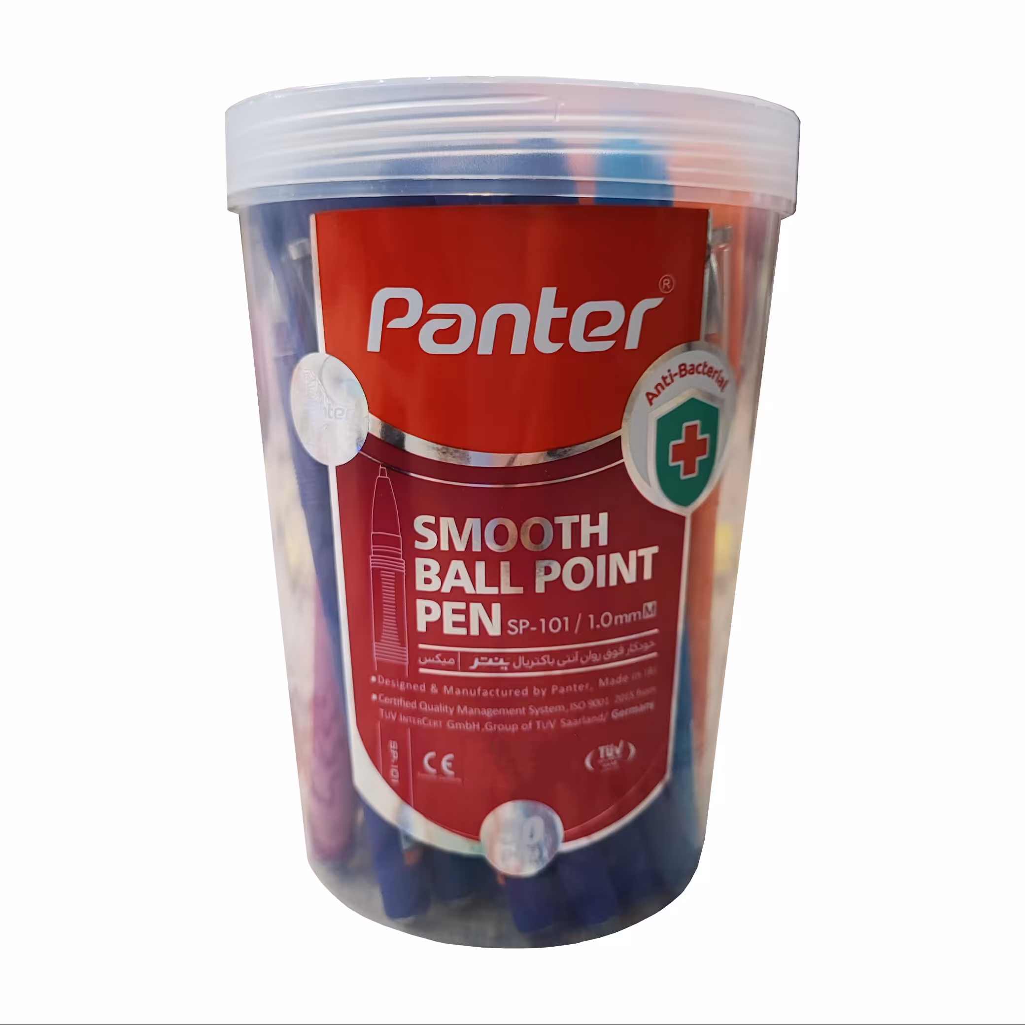 خودکار پنتر مدل SP-101 بسته 50 عددی - چند رنگ (پس کرایه)