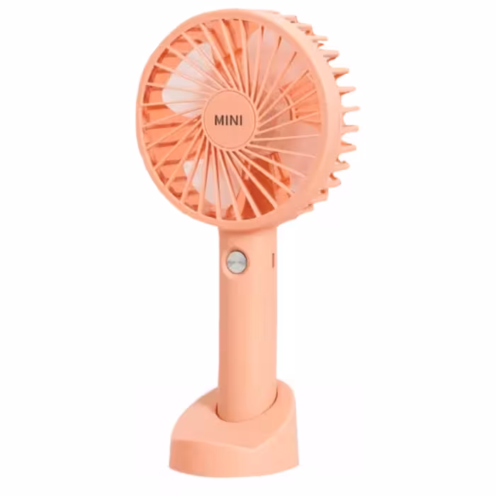 پنکه شارژی مدل بادبزن MiniCool HandFan رنگ کالباسی