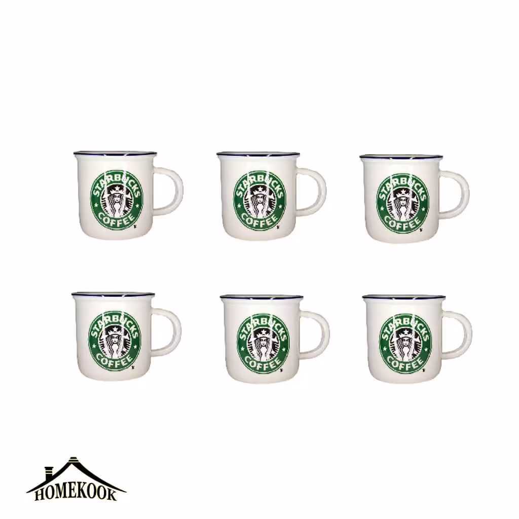 شات استارباکس سفید 6 عددی