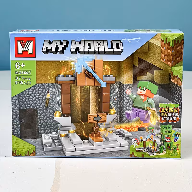 اسباب بازی لگو ماینکرافت 87 تکه کد MG550C