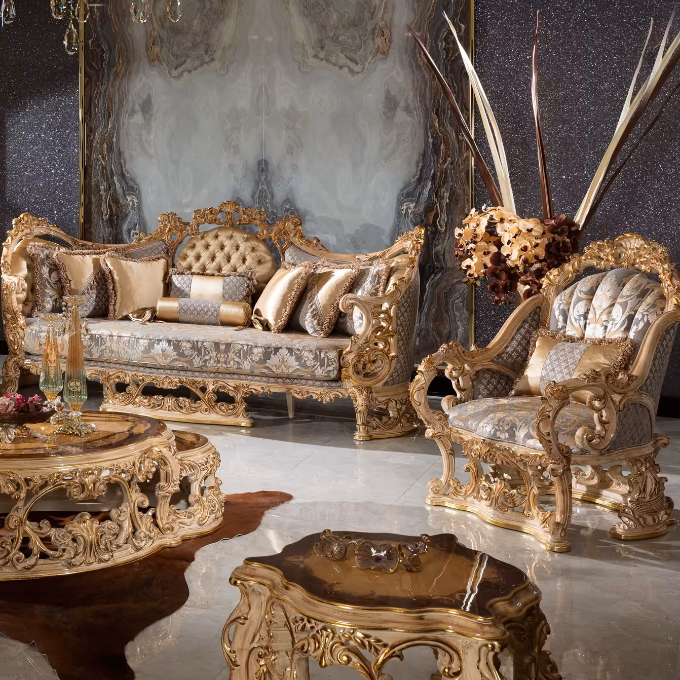 مبل جزیره 9 نفره( sofa set)