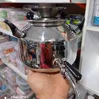 کتری استیل 4 لیتری شیردار مارک شقایق کیفیت بالا