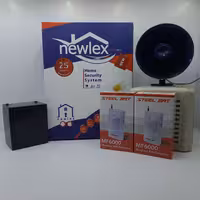 پک دزدگیر  سیم کارتی نیولکس به همراه چشمی دوعدد چشمی بی سیم steel bat کد 3012