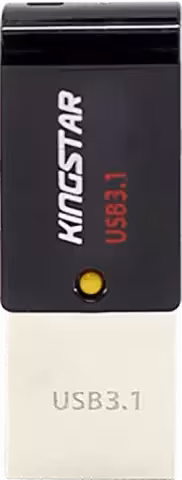 فلش مموری 64 گیگابایت KINGSTAR مدل  DUAL 3 S30
