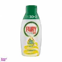 ژل ماشین ظرفشویی فری (Fairy) مدل پلاتینیوم لیمویی حجم 650 میلی لیتر