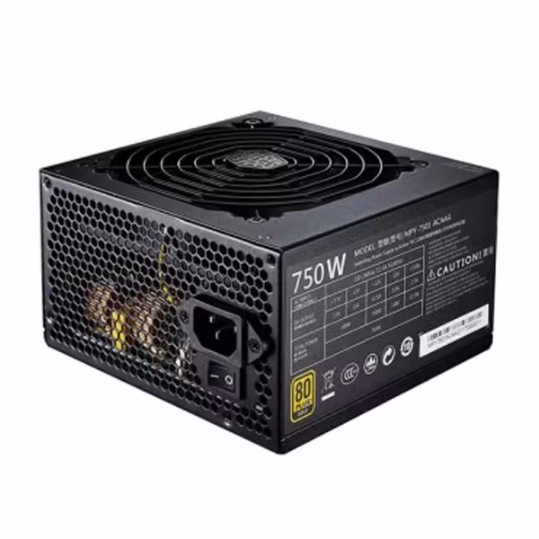 منبع تغذیه کامپیوتر کولر مستر مدل MWE 750 Gold