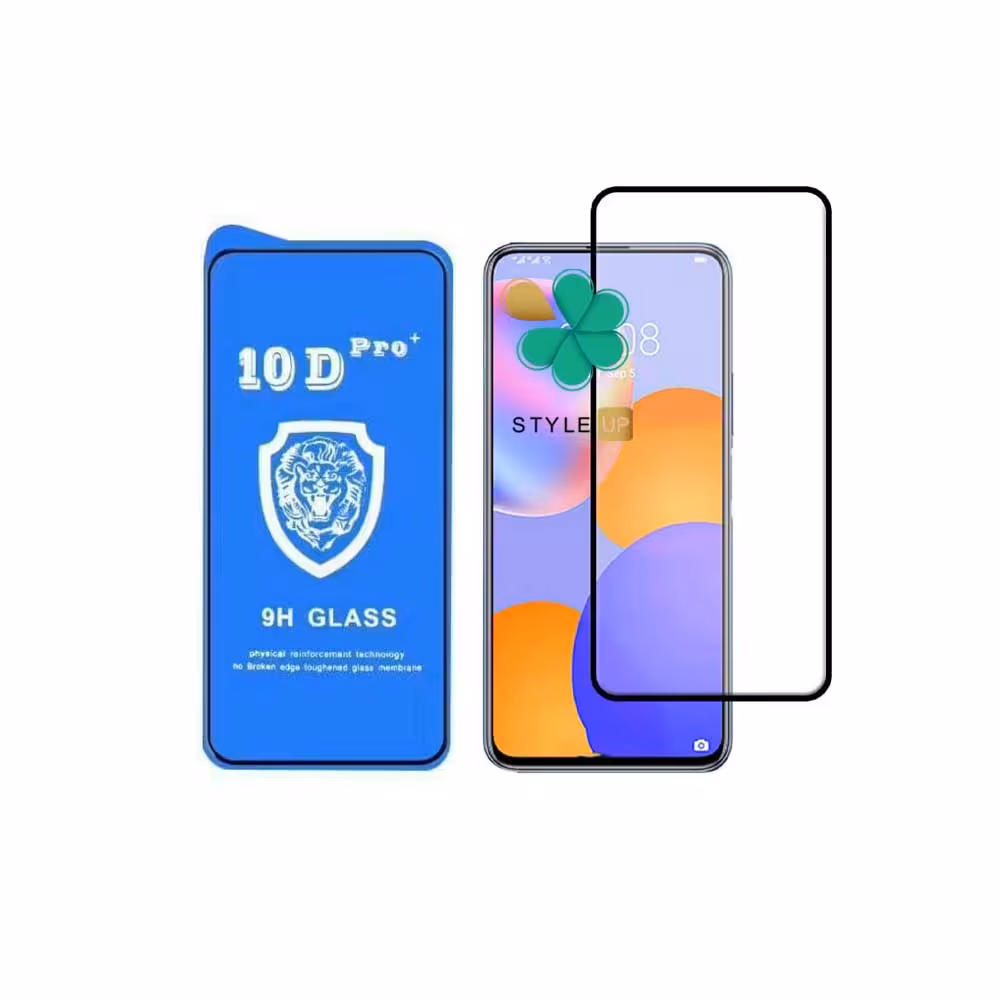 گلس تمام صفحه گوشی هواوی Huawei Y9a مدل 10D Pro