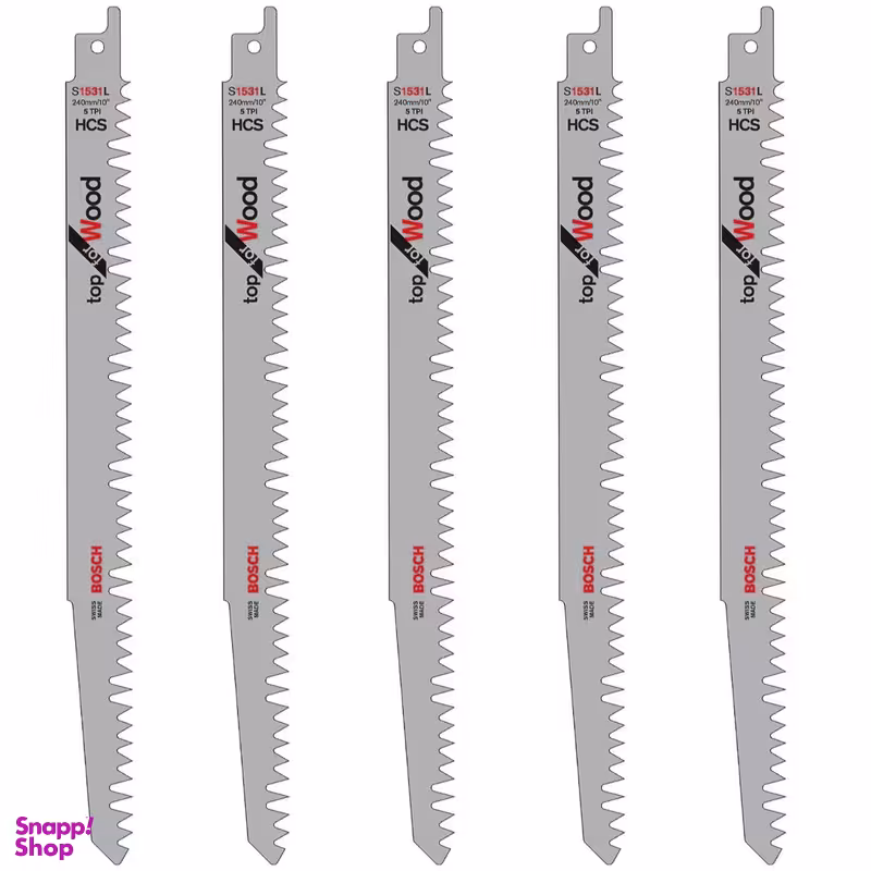 تیغه اره همه کاره بوش مدل 2608650676 بسته 5 عددی