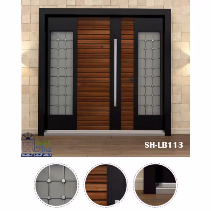 درب لابی سفارشی متریال طبق سلیقه مشتری 