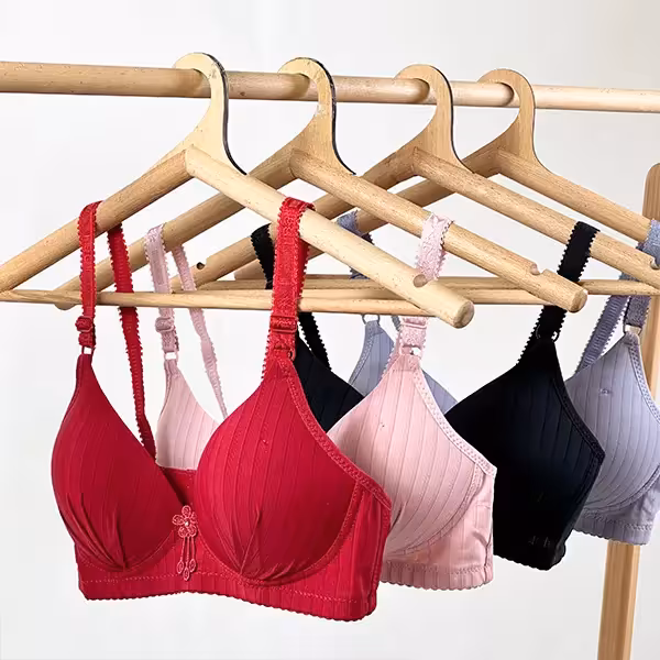 سوتین ابری بدون فنر چین دار