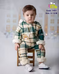 سرهمی چهار خونه سبز 1451 مهتا