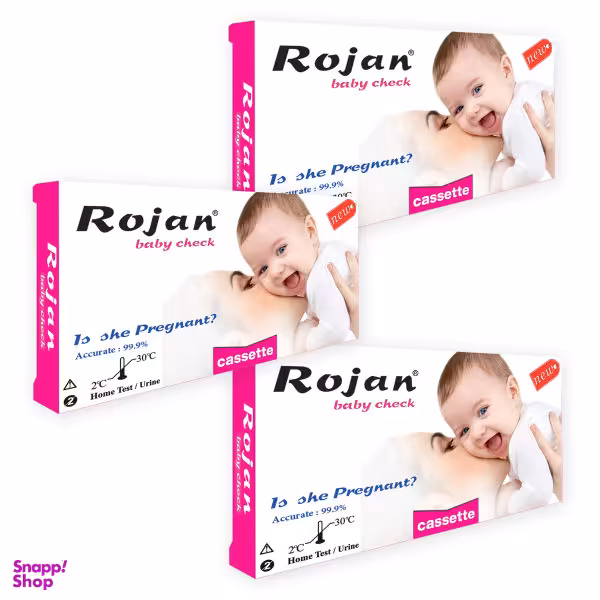 تست بارداری روژان (Rojan) مدل کاستی بسته 3 عددی