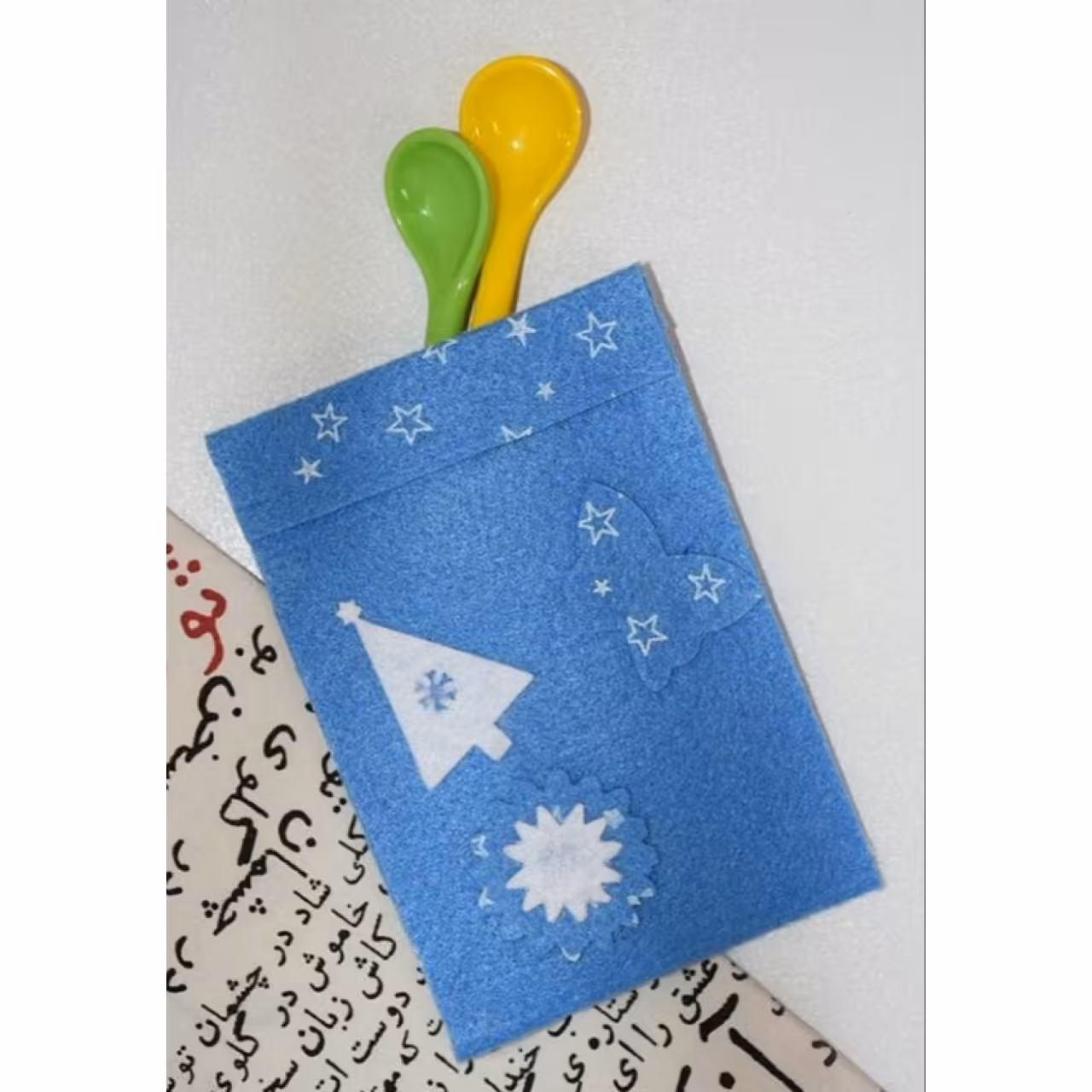 جای قاشق و چنگال مدل کاج