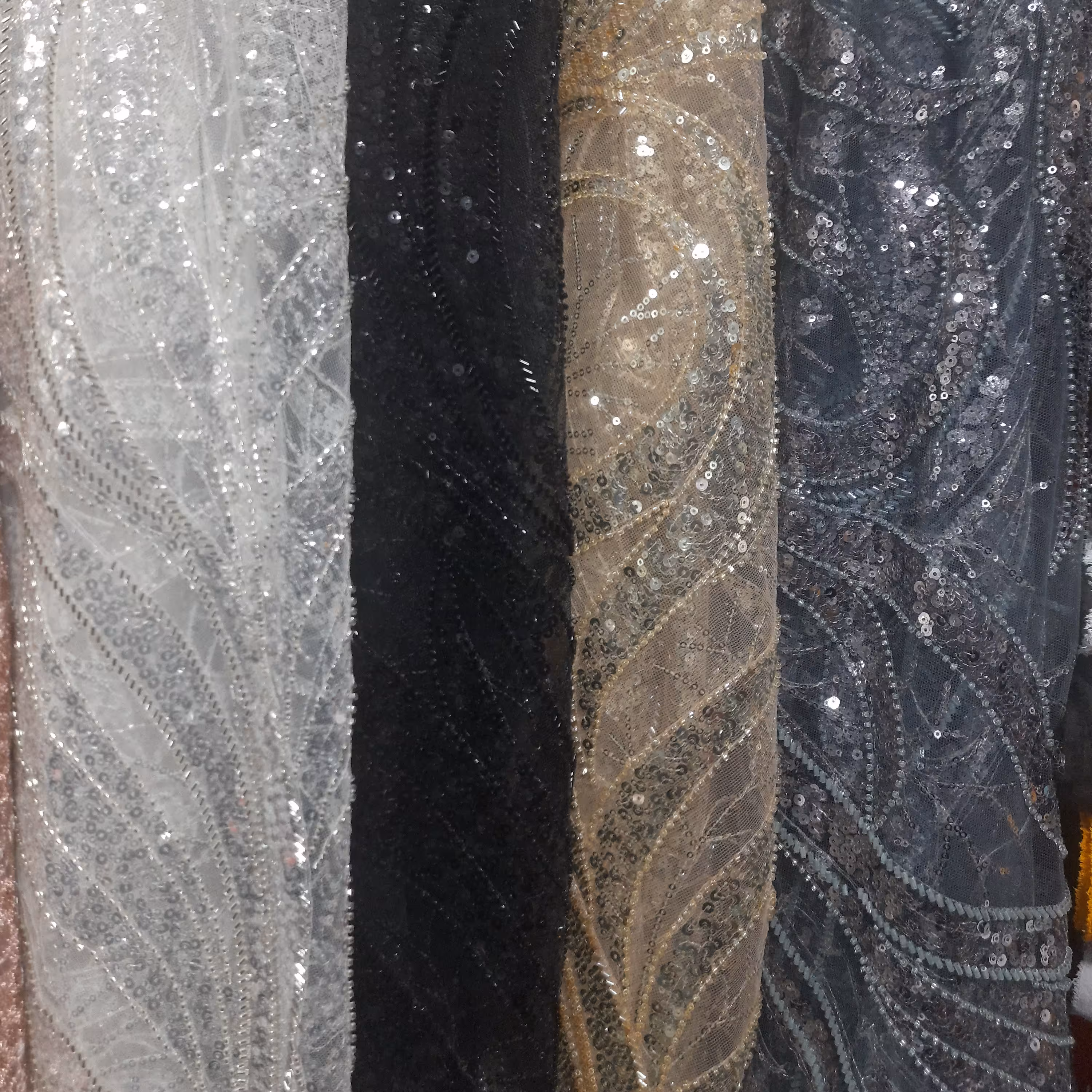 پارچه گیپور مجلسی کاردست