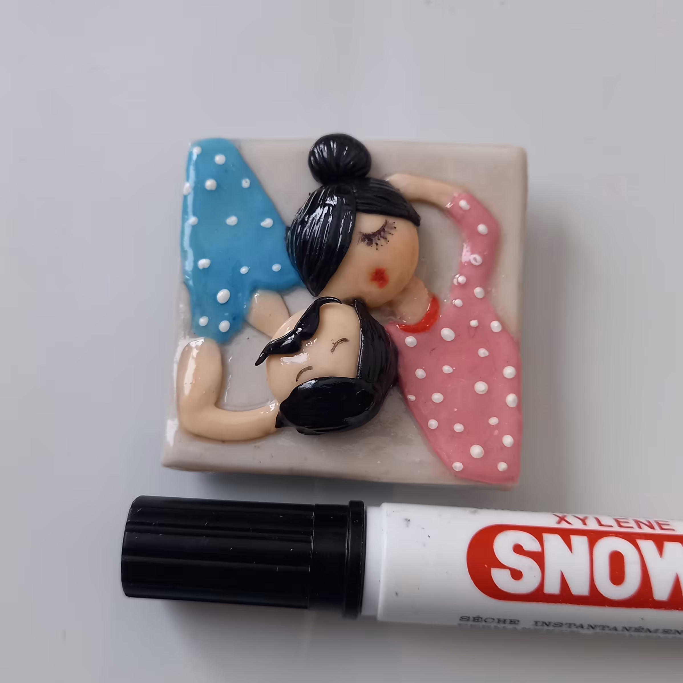 مگنت خانم و آقا ، دستساز، خمیر ایتالیایی