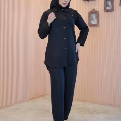 ست بلوز و شلوار زنانه مدل حلقه دار