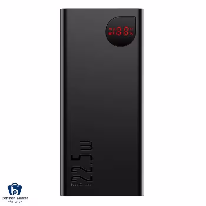 پاوربانک باسئوس مدل Adaman PPAD000101 22.5w ظرفیت 20000 میلی آمپر ساعت