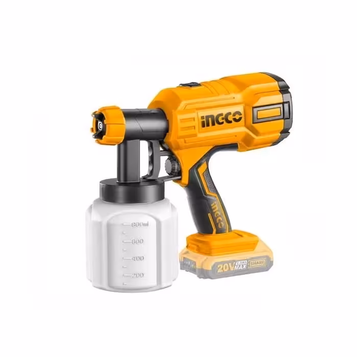 پیستوله رنگ پاش شارژی 20 ولت اینکو مدل CSGLI2001