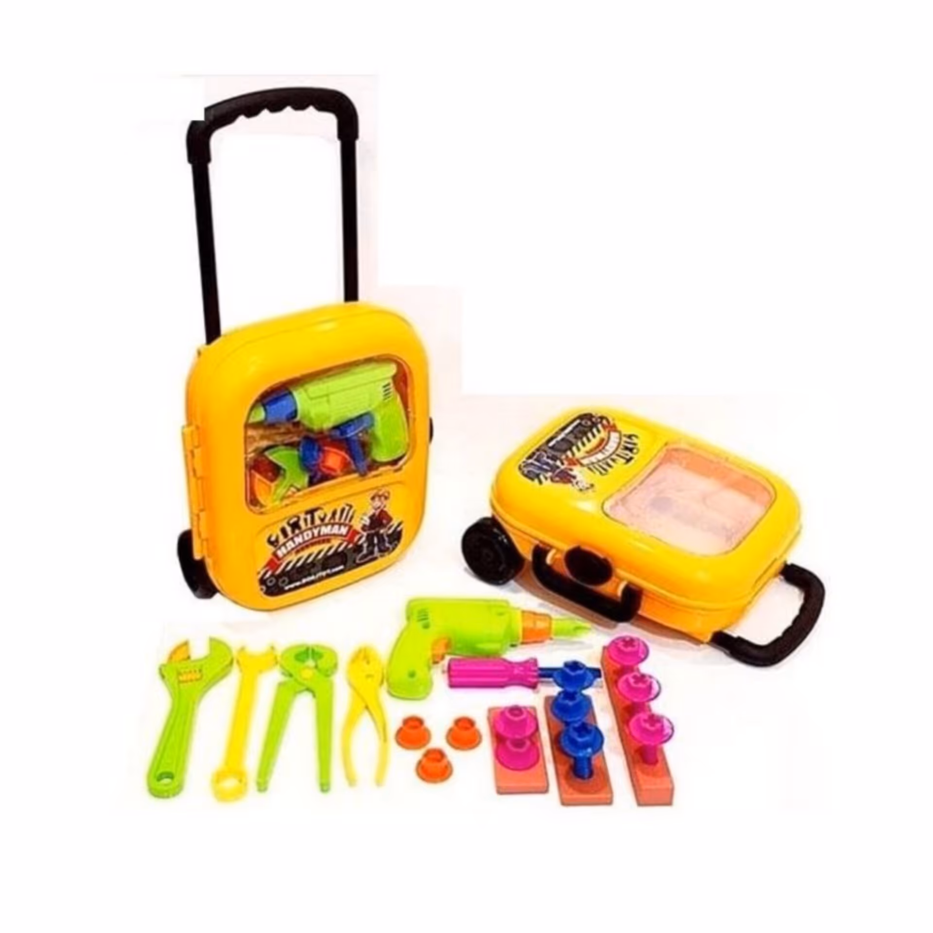 کیف ابزار چمدانی کودک جعبه ابزارآلات اسباب بازی