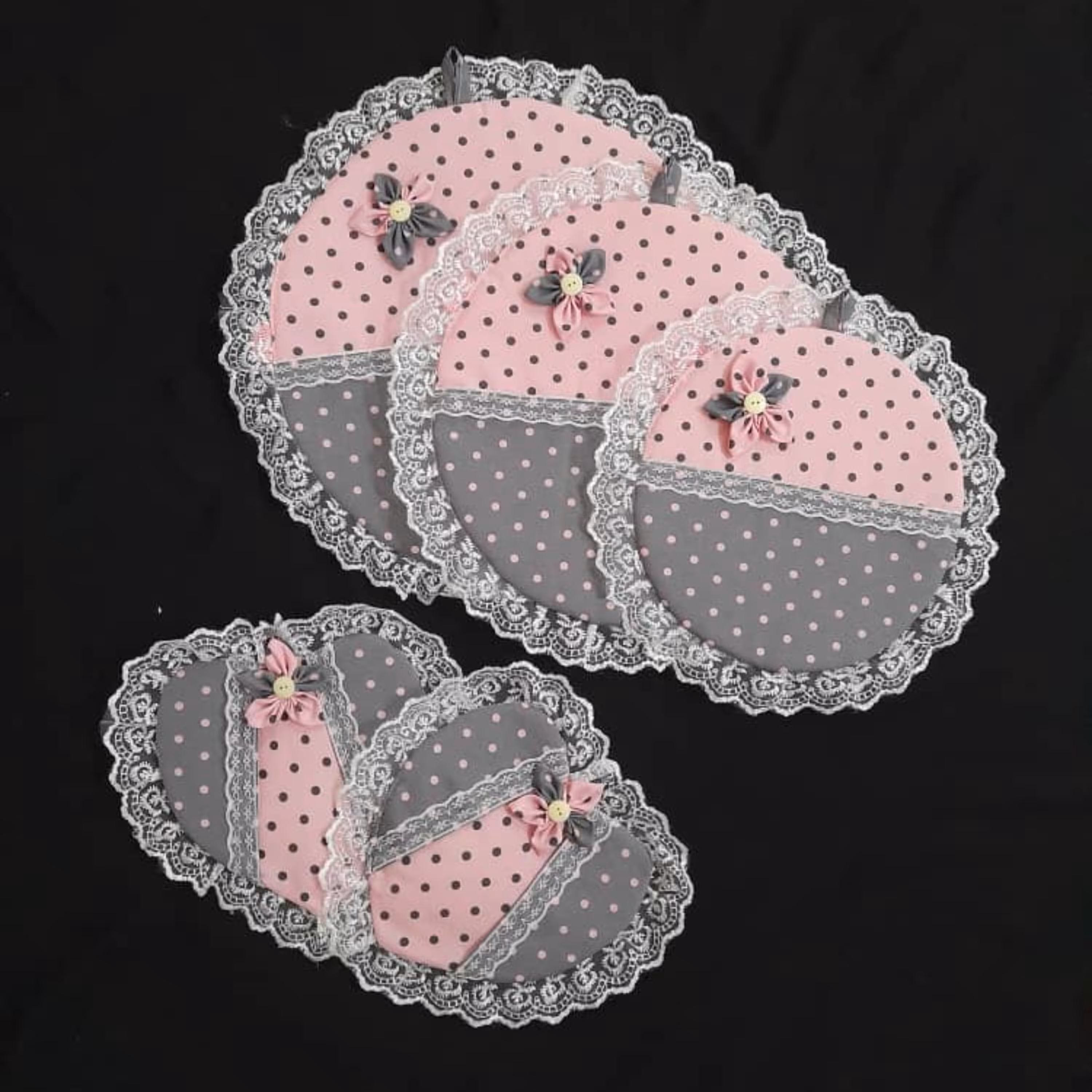 دمکن سه تایی با دوعدد دستگیره قلب