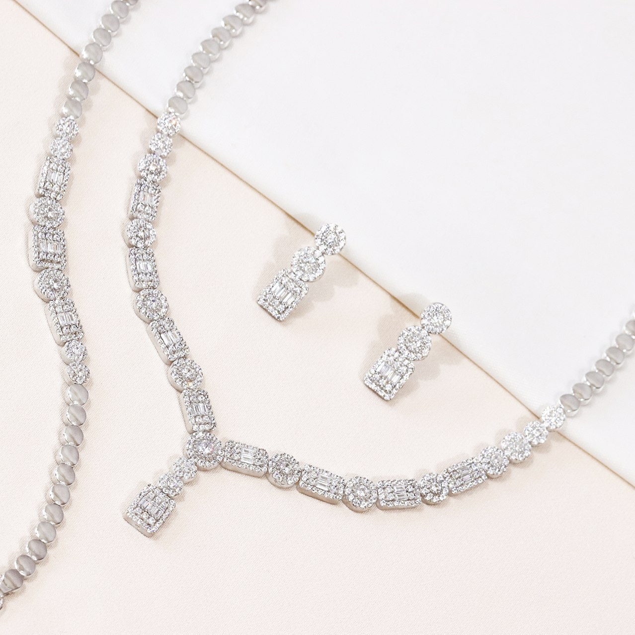 سرویس نقره مارسا طرح امرالد کات  کد S-10222-33