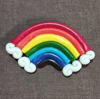 پیکسل رنگین کمان خمیری 