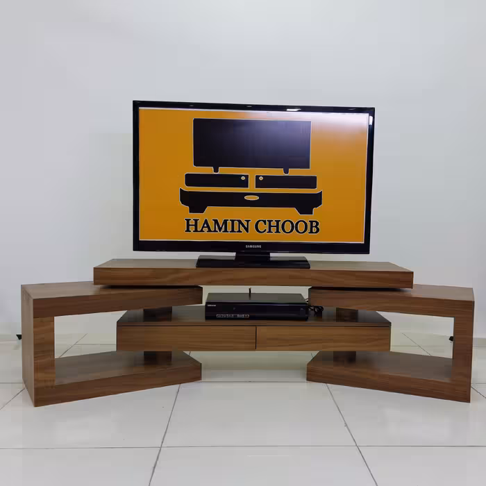 میزتلویزیون ترکیبی ملامینه و ام دی اف السا 130سانتی متر ارسال با باربری پس کرایه هزینه ارسال به عهده مشتری میباشد