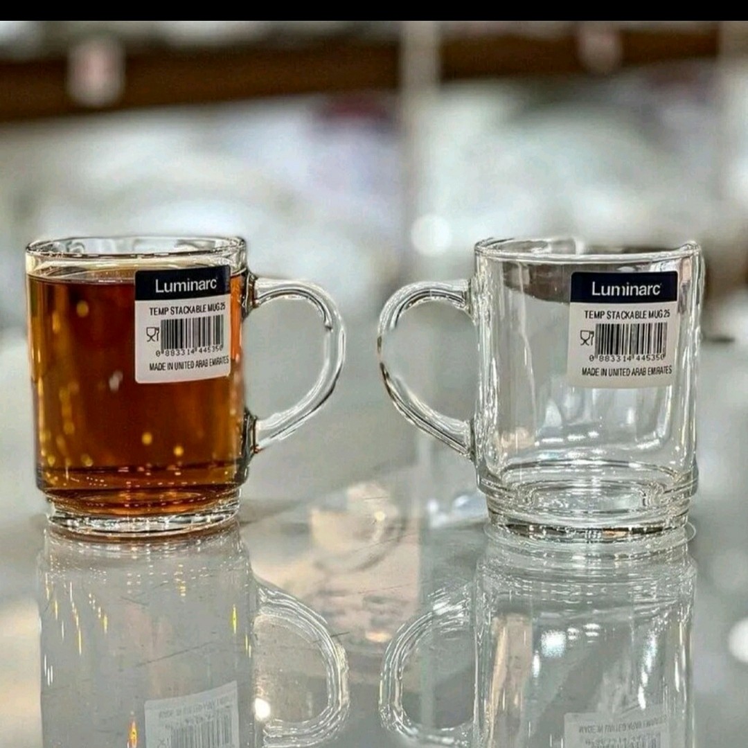 لیوان دسته دار محک لومینارک فرانسه بسته 6عددی به همراه ارسال رایگان
