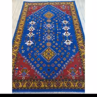  3 متری فرش دستبافت چله وگل ابریشم