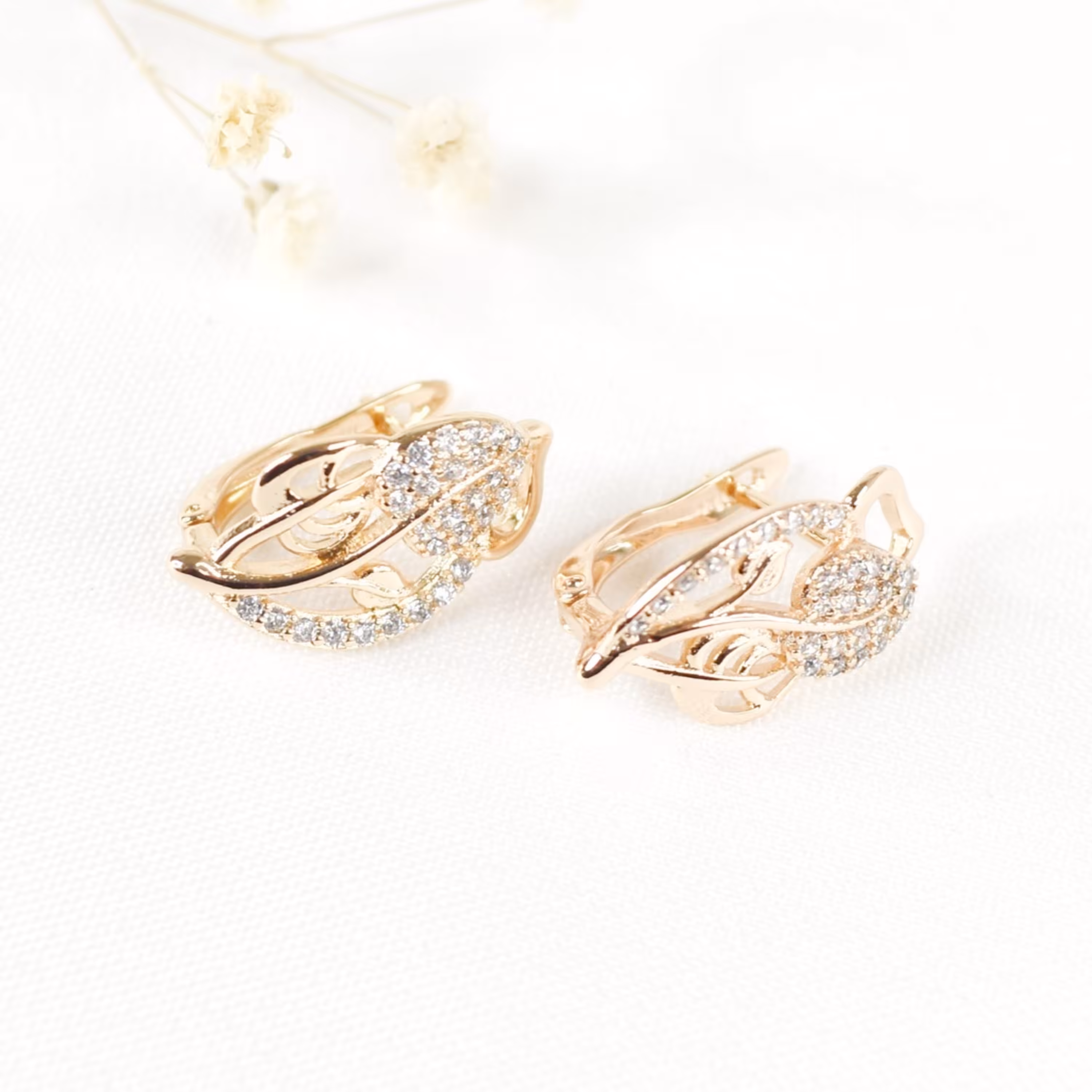 گوشواره ژوپینگ طرح گل کد 7440