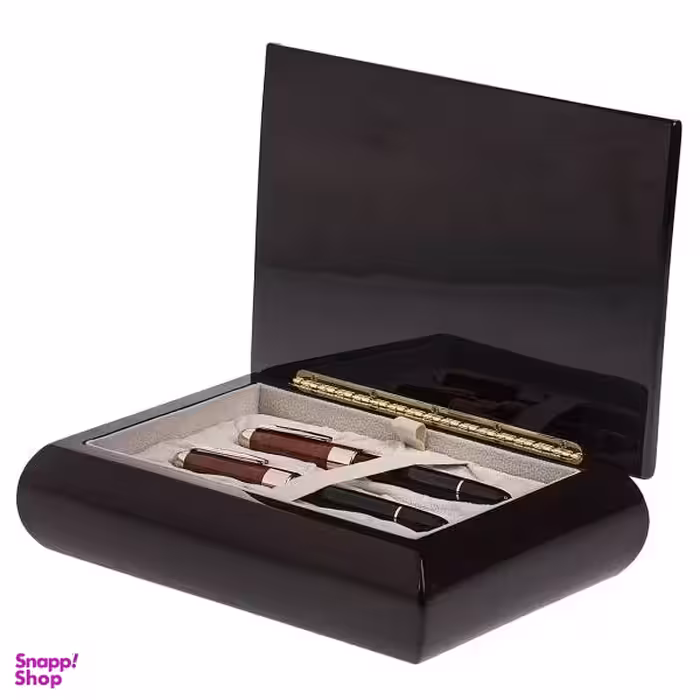 ست روان نویس و خودنویس ایپلمات مدل 2000 طرح چوب